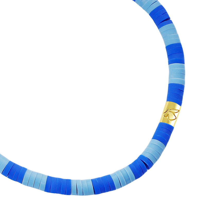 BLUE VIBES Armband gold