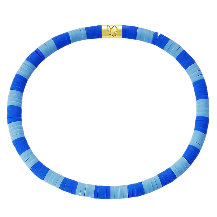 BLUE VIBES Armband gold
