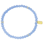 Armband gold PEARLS blau