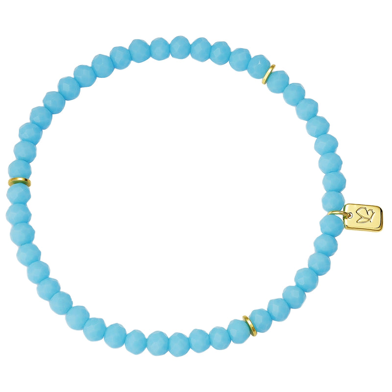 Armband gold PEARLS türkis