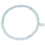 Armband silber PEARLS hellblau