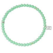 Armband silber PEARLS grün