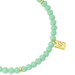 Armband gold PEARLS grün