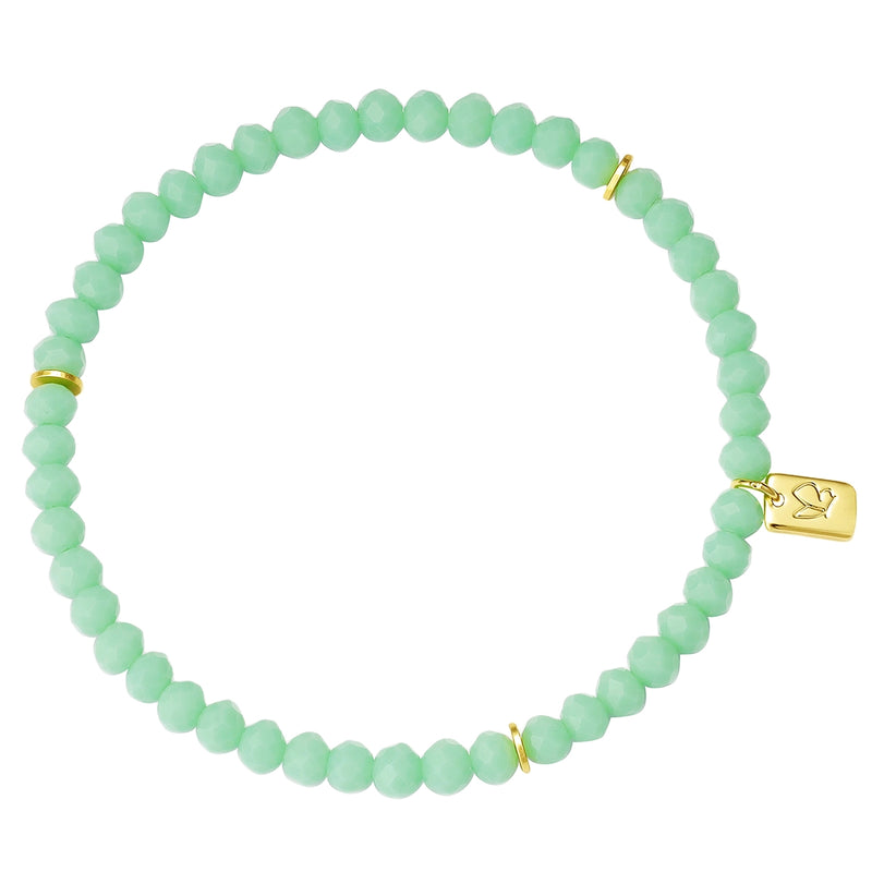 Armband gold PEARLS grün