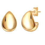Ohrstecker Tropfen gold