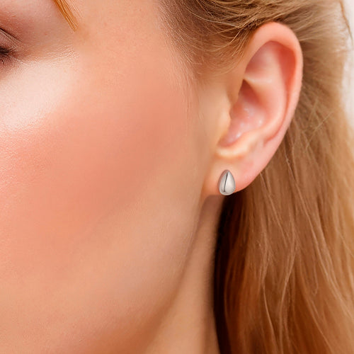 Ohrstecker Drops silber