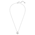 Kette mit Tropfen-Anhänger silber
