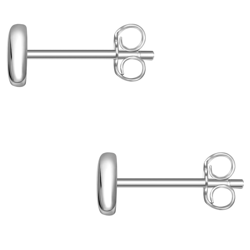 Ohrstecker Kreis silber