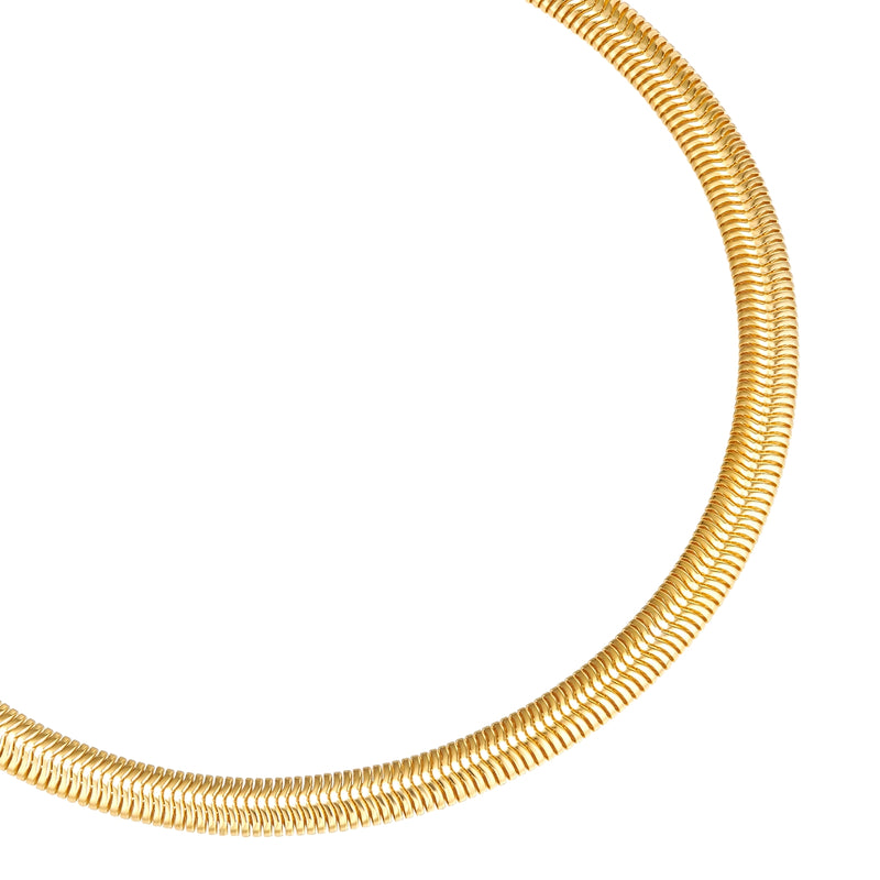Schlangenarmband gold