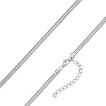 Schlangenkette silber