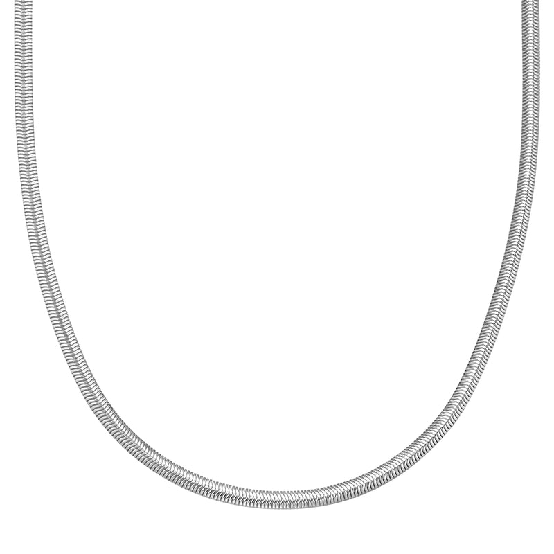 Schlangenkette silber