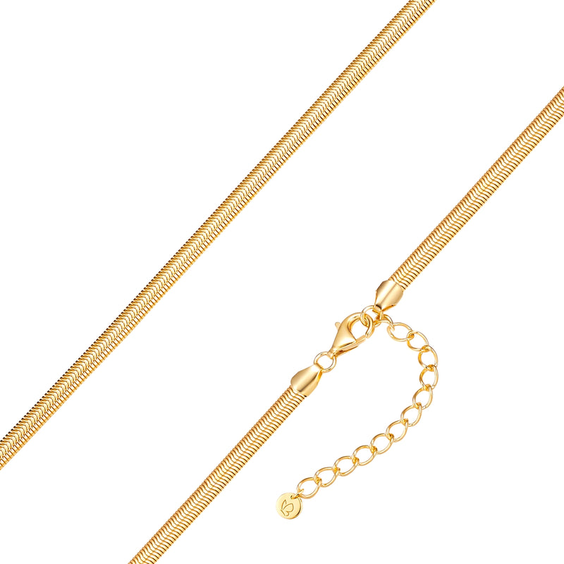 Schlangenkette gold
