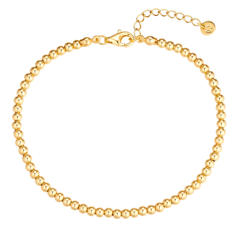 Kugelarmband gold