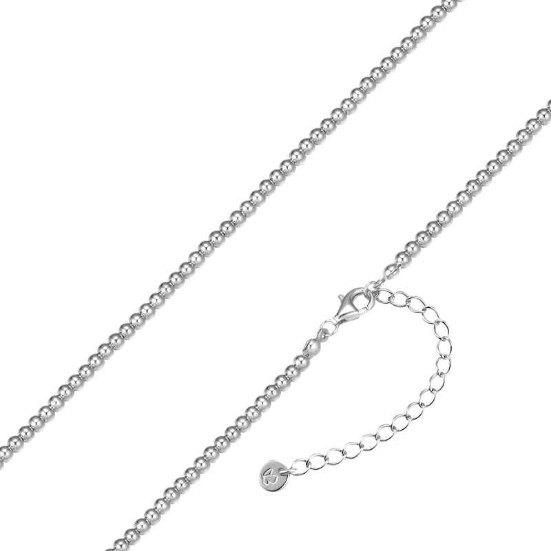 Kugelkette silber