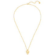 Gold-Kette mit Herz-Anhänger