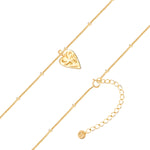 Gold-Kette mit Herz-Anhänger