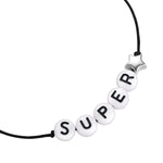 Armband Textil schwarz SUPER