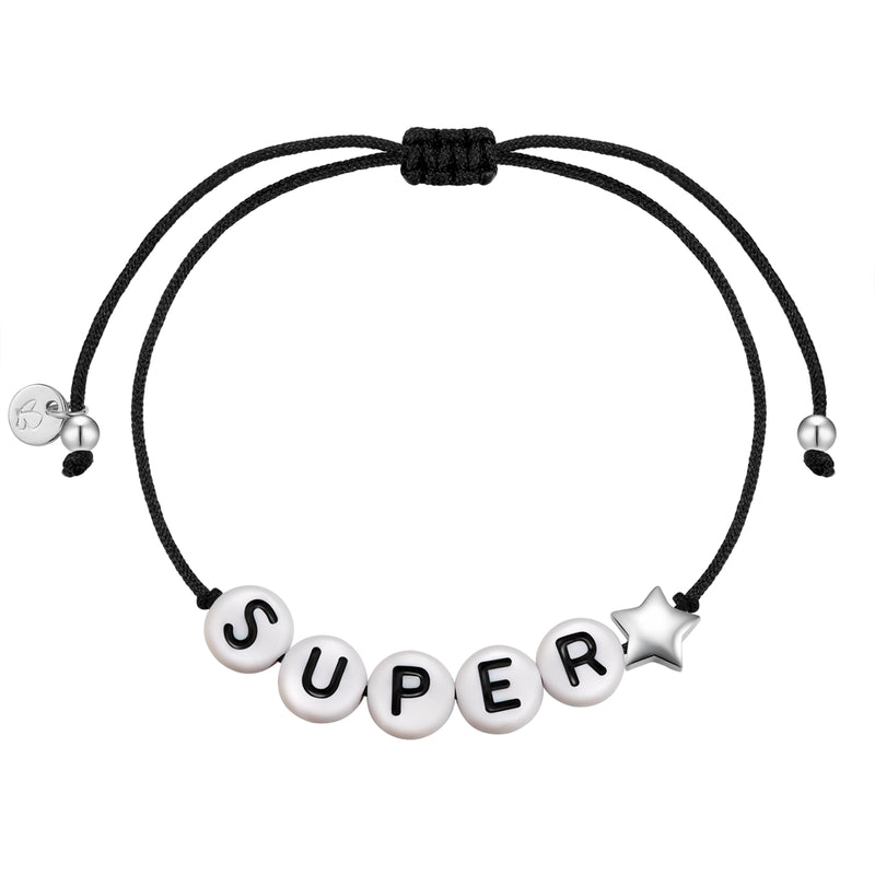 Armband Textil schwarz SUPER
