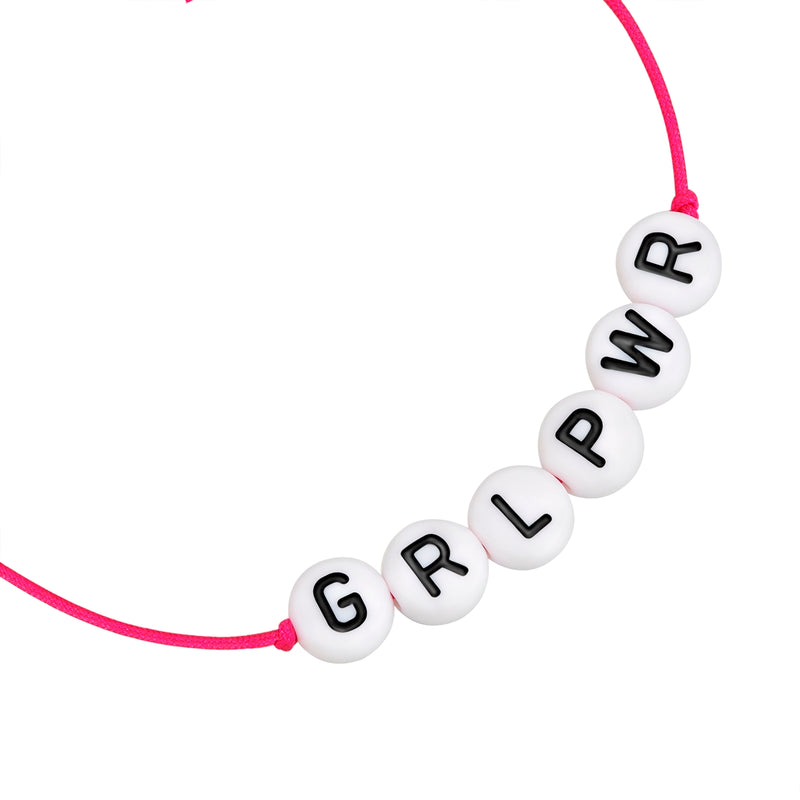 Textil Armband pink GRLPWR