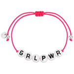 Textil Armband pink GRLPWR