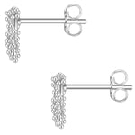 Ohrstecker Herz Brez'n silber