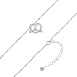 Kette mit Anhänger Herz Brez'n silber