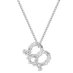 Kette mit Anhänger Herz Brez'n silber