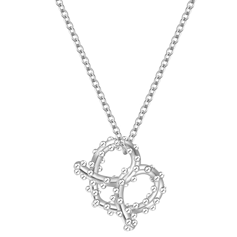 Kette mit Anhänger Herz Brez'n silber