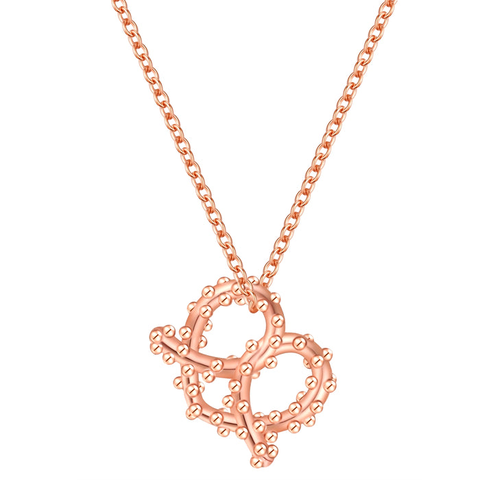 Kette mit Anhänger Herz Brez'n roségold
