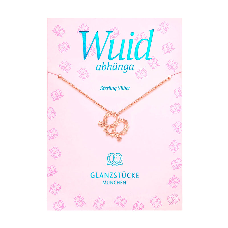 Kette mit Anhänger Herz Brez'n roségold