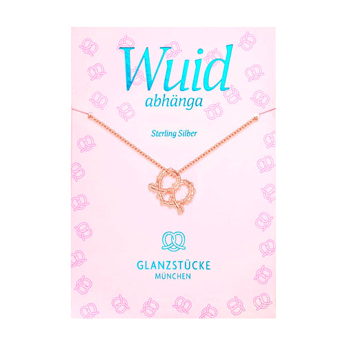 Kette mit Anhänger Herz Brez'n roségold