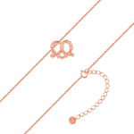 Kette mit Anhänger Herz Brez'n roségold