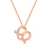 Kette mit Anhänger Herz Brez'n roségold