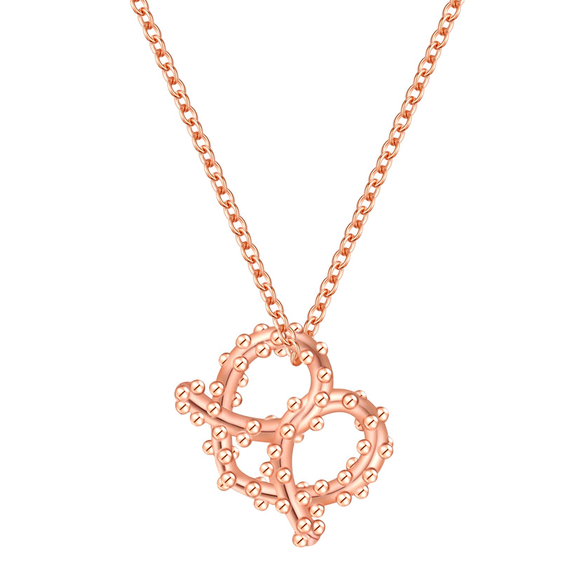 Kette mit Anhänger Herz Brez'n roségold