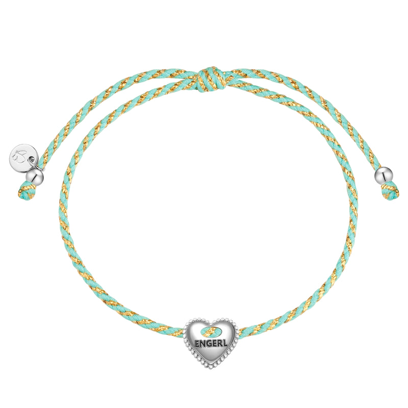 Textil-Armband türkis ENGERL silber
