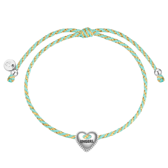 Textil-Armband türkis ENGERL silber