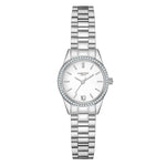 Damen Uhr Lehel weiß mit Edelstahl-Armband silber