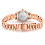 Damen Uhr Schwabing braun mit Edelstahl-Armband roségold