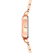 Damen Uhr Maxvorstadt braun mit Edelstahl-Armband roségold