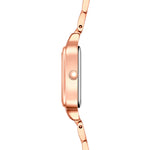 Damen Uhr Maxvorstadt braun mit Edelstahl-Armband roségold