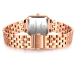 Damen Uhr Maxvorstadt braun mit Edelstahl-Armband roségold