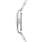 Damen Uhr Haidhausen weiß mit Edelstahl-Armband silber