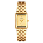 Damen Uhr Haidhausen champagner mit Edelstahl-Armband gold