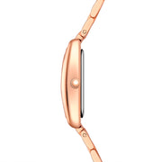 Damen Uhr Haidhausen braun mit Edelstahl-Armband gold