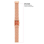 Damen Uhr Haidhausen braun mit Edelstahl-Armband gold