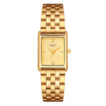 Damen Uhr Haidhausen champagner mit Edelstahl-Armband gold