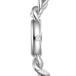 Damen Uhr Ludwigvorstadt weiß mit Edelstahl-Armband silber
