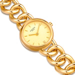Damen Uhr Ludwigvorstadt champagner mit Edelstahl-Armband gold