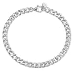 Panzerarmband silber