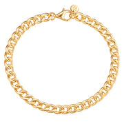 Panzer Armband gold